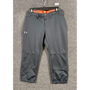 Under Armour Pants Womens Small Black HeatGear Softball Baseball UA 123352